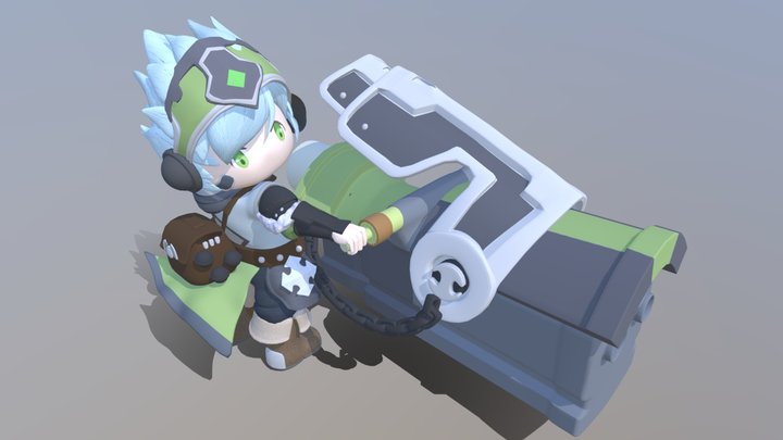 little-sniper 3D Model
