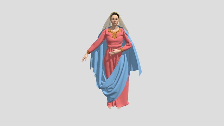 Madonna di Foligno 3D Model