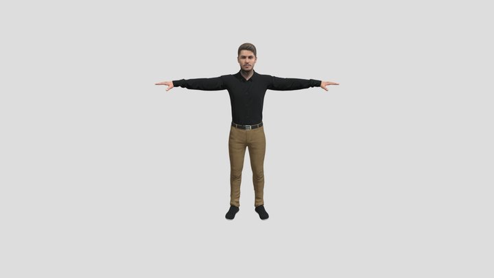 Office employee 3D Model