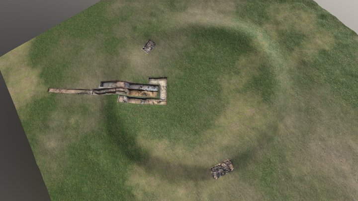 O Corro dos Mouros: excavaciones de 2025 3D Model