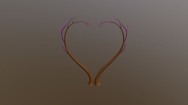 Heart Tree 3D Model