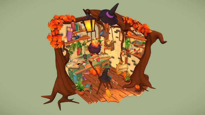 DAE Crib - The Corner Of Warm Magic 3D Model