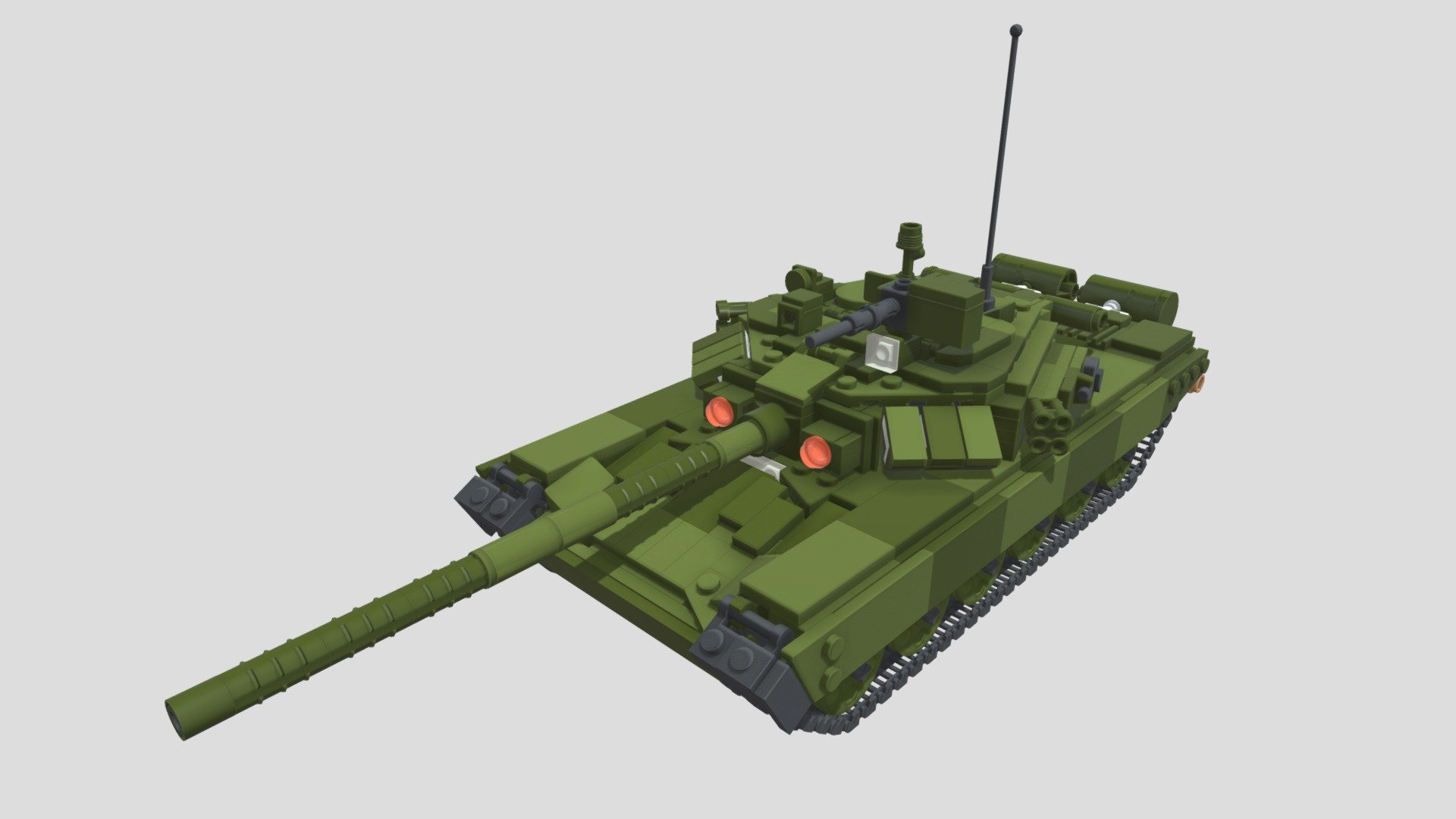 T90-MS (lego-moc) — Sketchfab embed 3D viewer