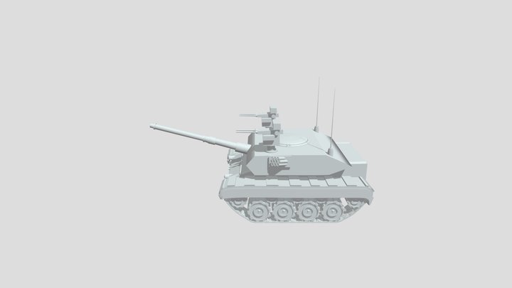 Military Tanker 3D Model