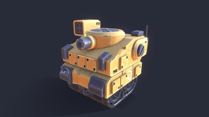 Dink-M2 - Based on Box Battalion by Shaun Mooney 3D Model