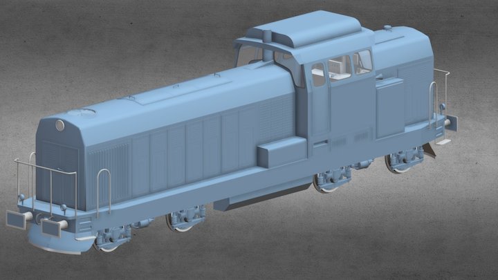 LDH-1250-CP Locomotive 3D Model