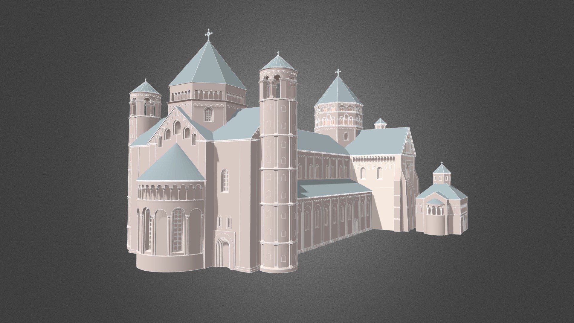 Mainzer Dom - 3D model by AI MAINZ (@AI_MAINZ) [c2db429] - Sketchfab