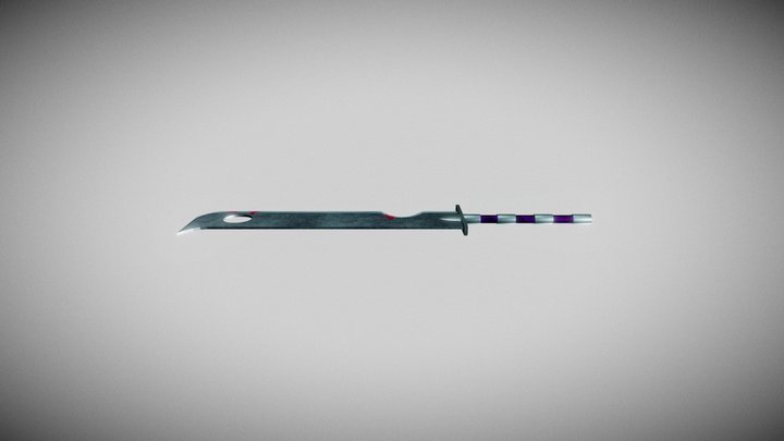 Executioners Blade Zabuza 3D Model
