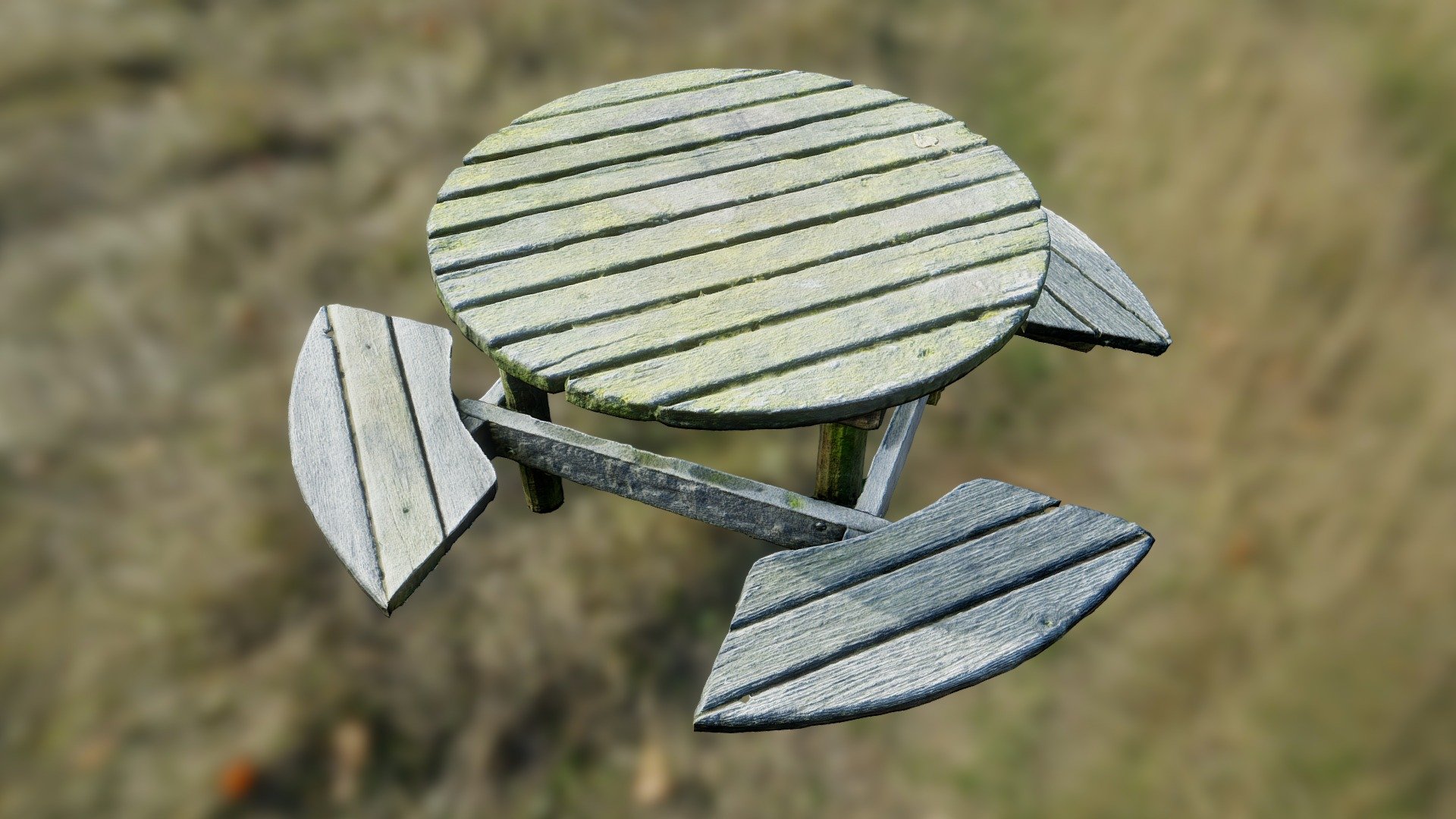 S100 Wood Table — Sketchfab embed 3D viewer