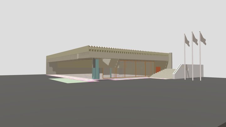 NORDIC PAVILION 3D Model