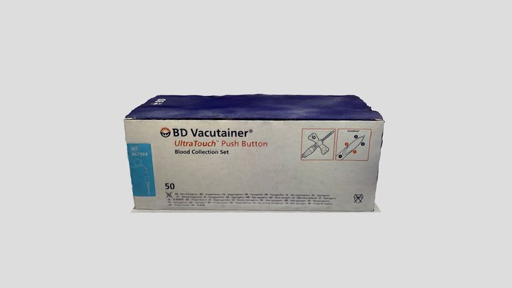 Butterfly Phlebotomy Needles 3D Model