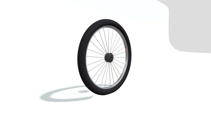 Bicycle Wheel 3D Model