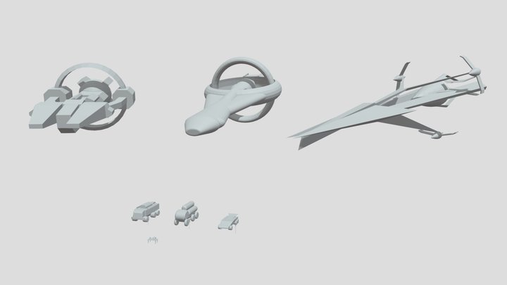 Силуэты 3D Model
