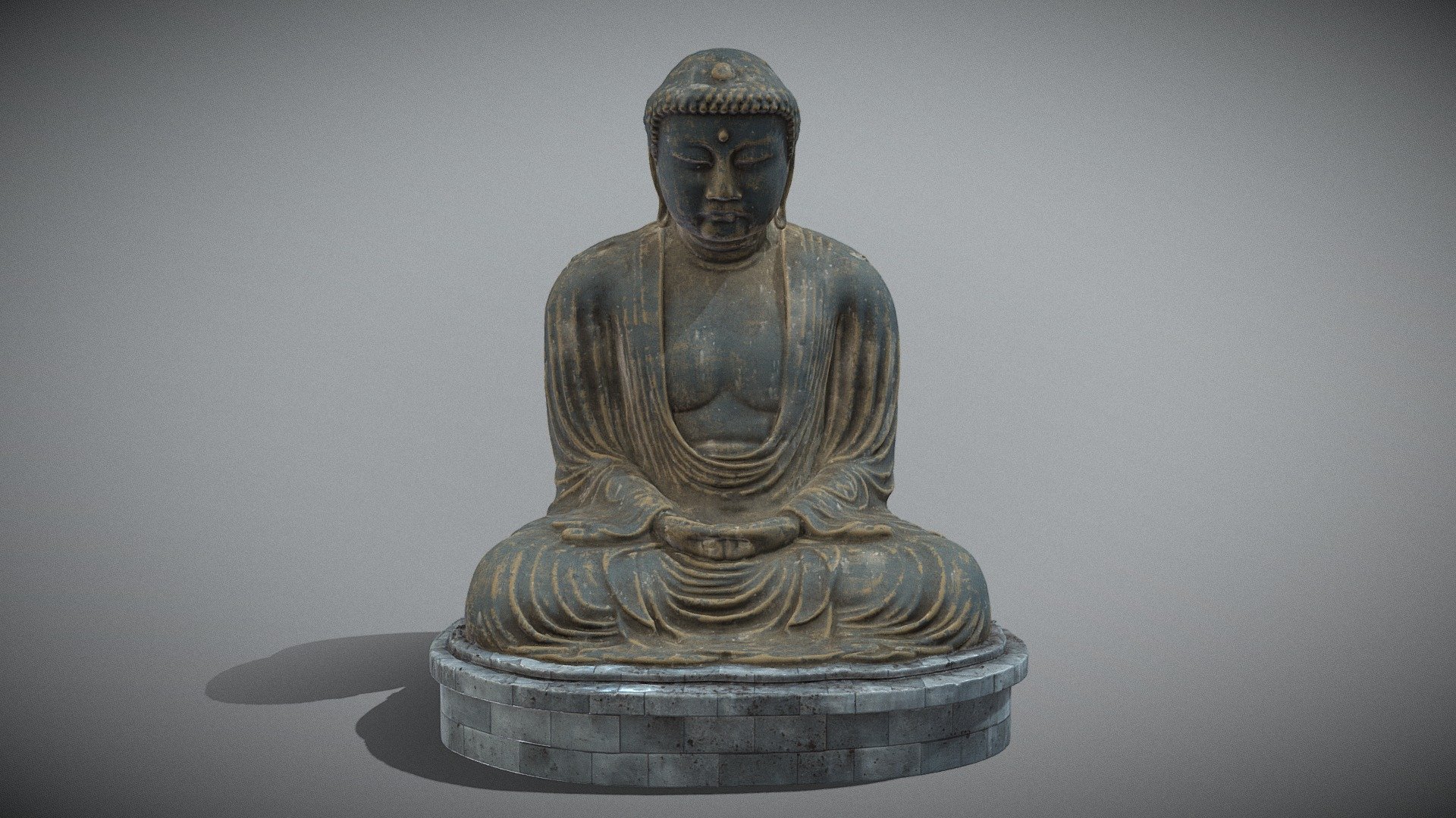 The Great Buddha of Kamakura - 3D model by Zhang Shangbin