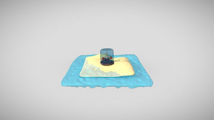 Mr. Krabs 3D Model