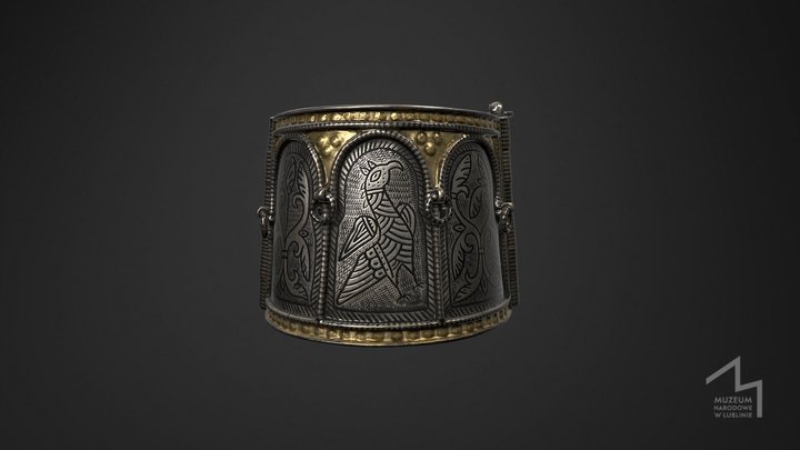 Bransoleta mankietowa 3D Model