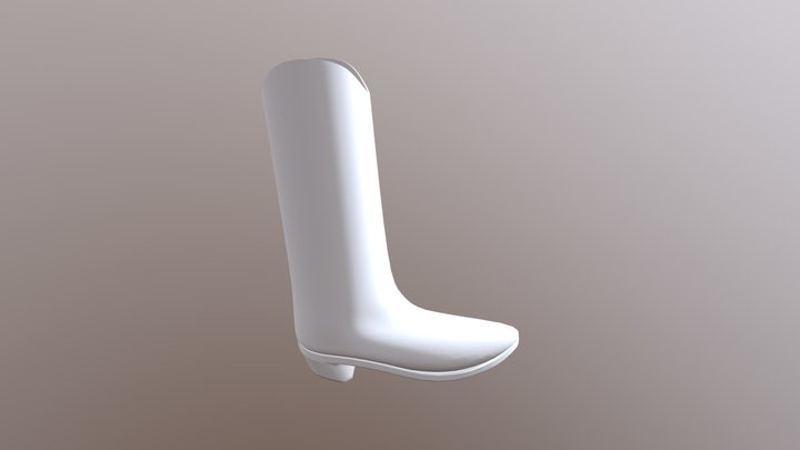 Cowboy Boots 3D Model