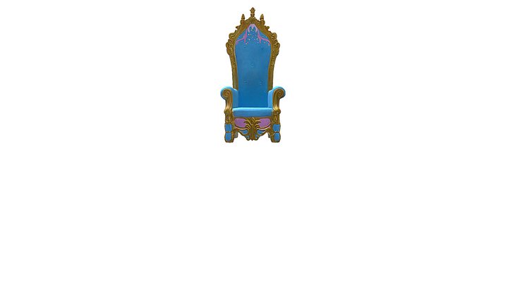 Princess-Candy-Throne 3D Model
