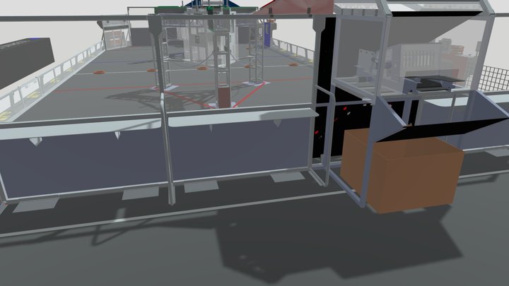 2024 FIRST FRC Crescendo game field 3D Model