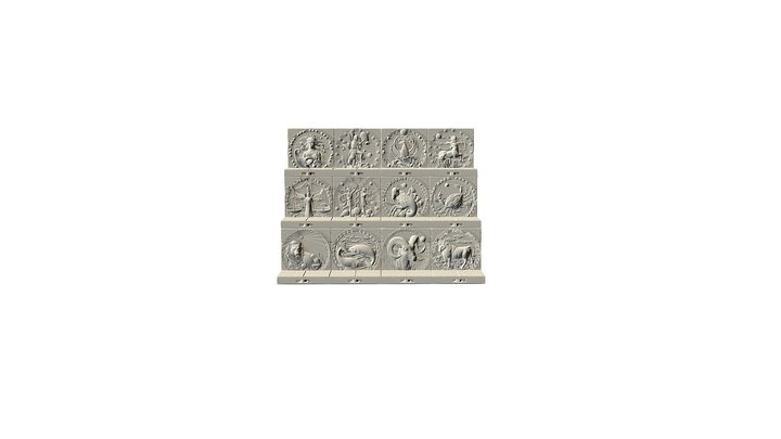 Seraphim 14 - Astral Zodiac Signs 3D Model