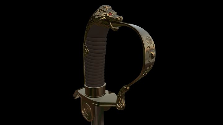 Ottoman Sword 3D Model