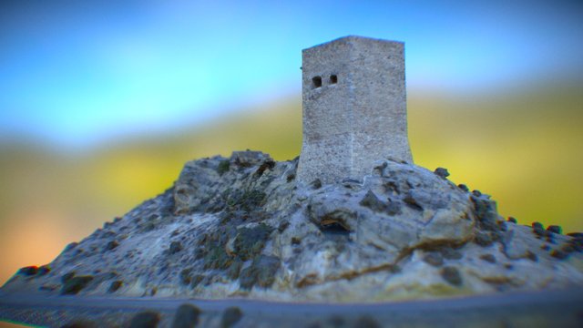 Torre de Santa Elena - La Azohia, Spain 3D Model