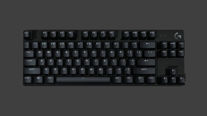 Logitech Keyboard (low poly) – Free 3D Model STL