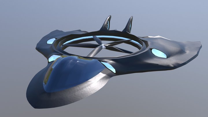 Concept - Heliplane (hover mode) 3D Model