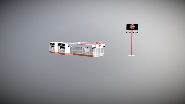 Dickerson Ave Corridor - Bldg 59 3D Model