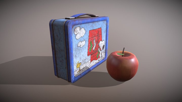 The Apple and The Lunchbox 3D Model