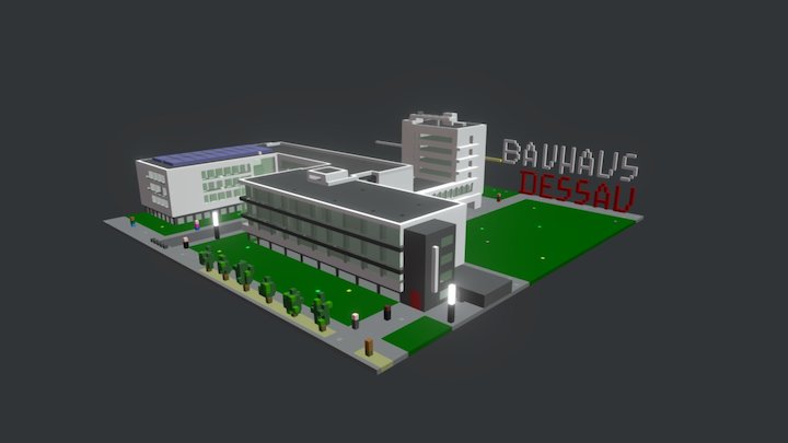 Bauhaus, Dessau MV 3D Model