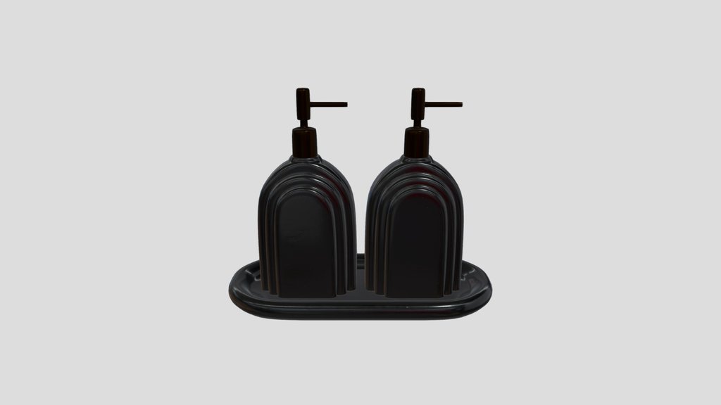 Soap Bottle Disenser Metallic Blue