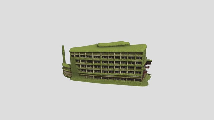 Abandoned Building Ruins – Kostenloses 3D-Modell STL