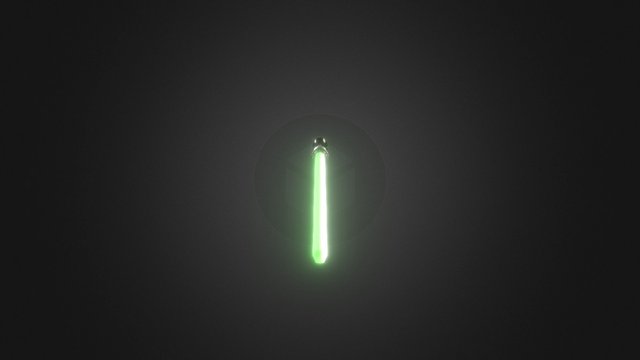 Yoda Lightsaber 3D Model