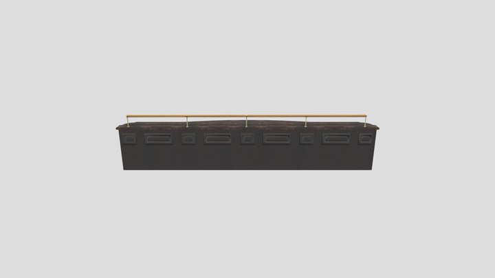 bar table 3D Model