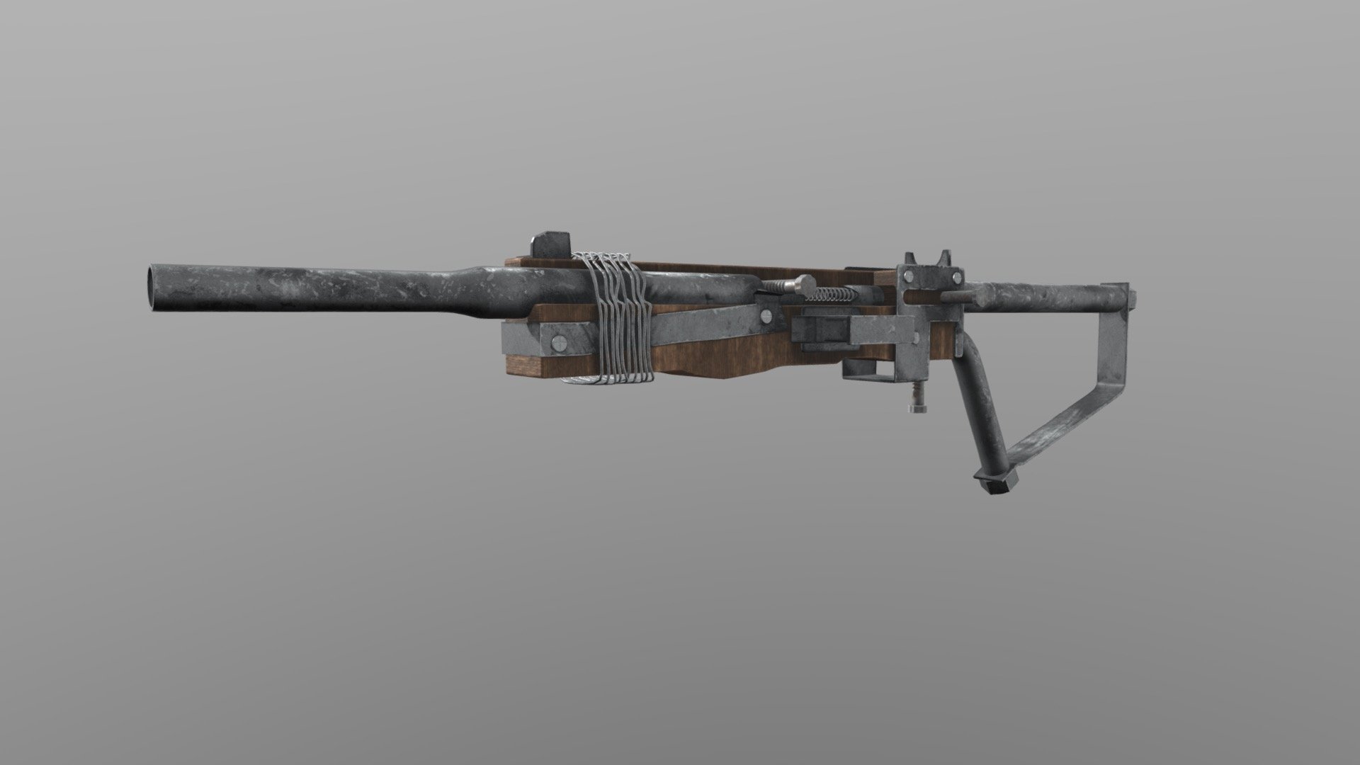 Handmade Riffle - 3D model by fraricci88 [c2ee597] - Sketchfab