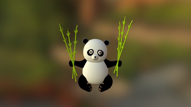 Panda-1 3D Model