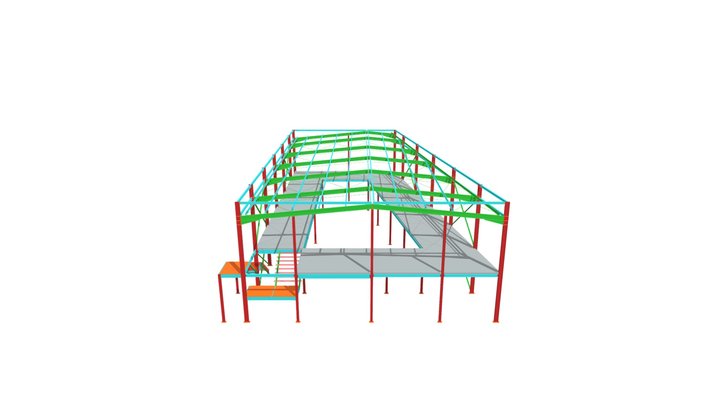 Estrutura 3D - Cerimonial Salvaterra 3D Model