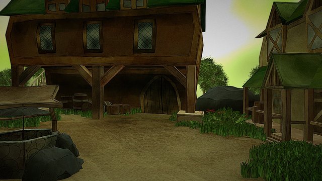 Forest Village 3D Model