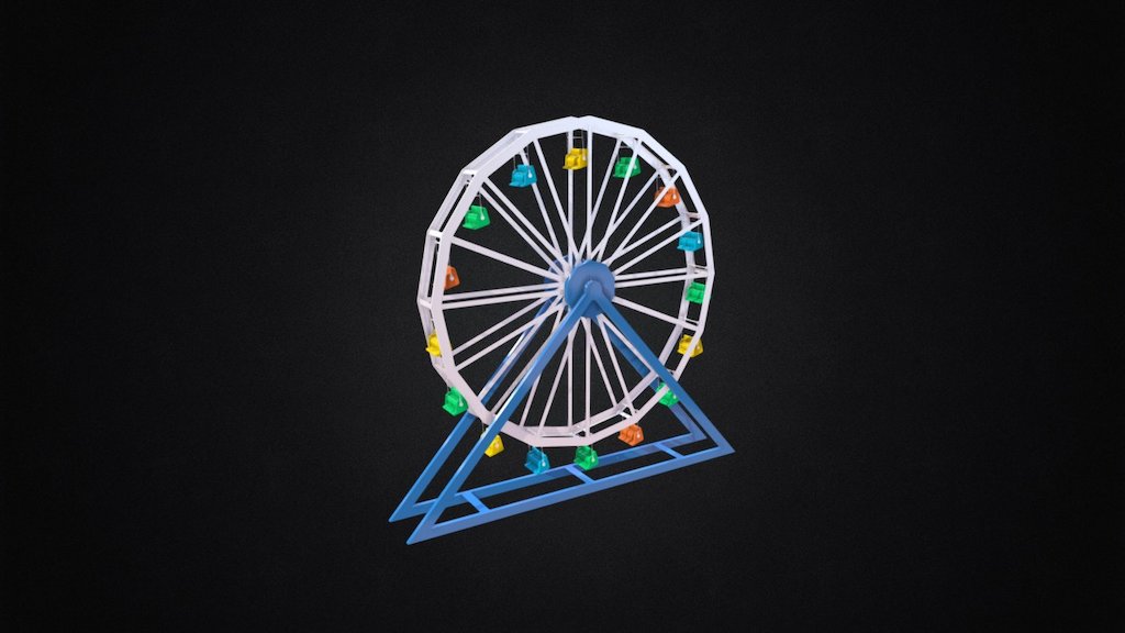 Carrousel [LowPoly] — Sketchfab embed 3D viewer