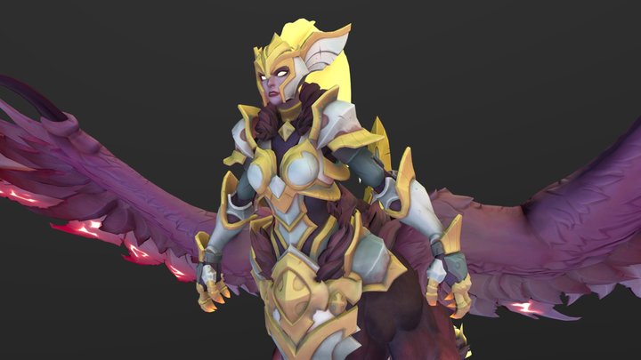 Astarte - Darksiders Genesis - Rigged 3D Model