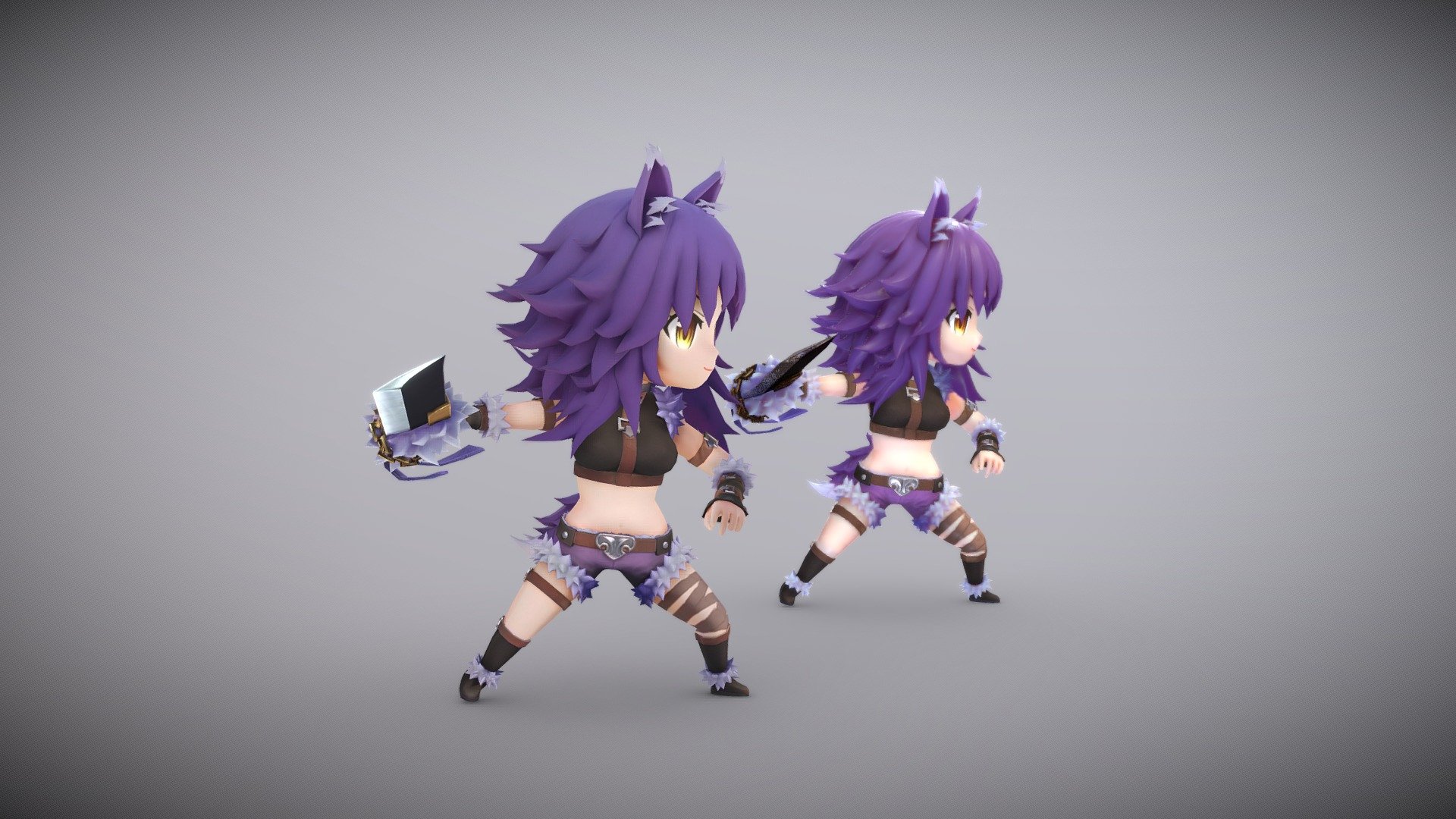 Princess Connect Re Dive Makoto Fanart 3d Model By Lbfc3d Lbfc3d C2f7851 Sketchfab