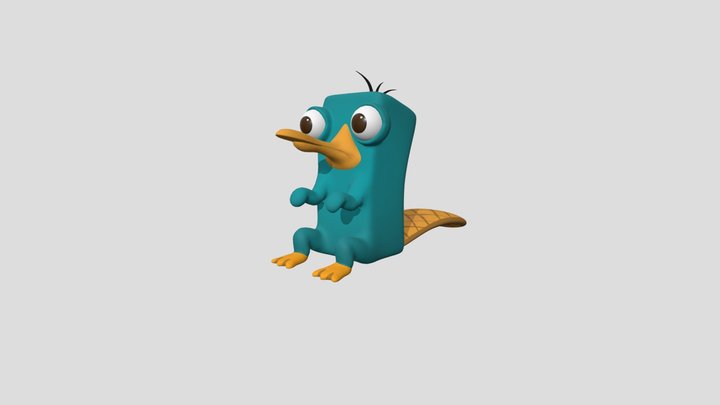 Perry el ornitorrinco 3D Model