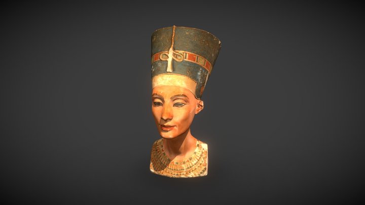 Bust of Queen Nefertiti 3D Model