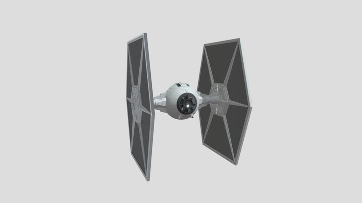 Imperial Tie Fighter 3D Model