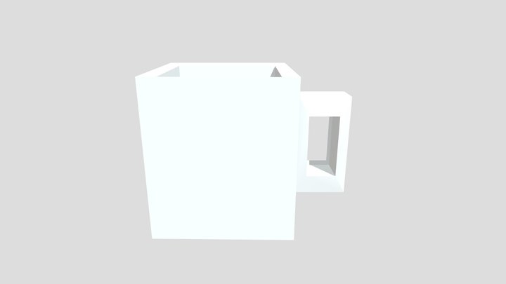 Minecraft mug 3D Model