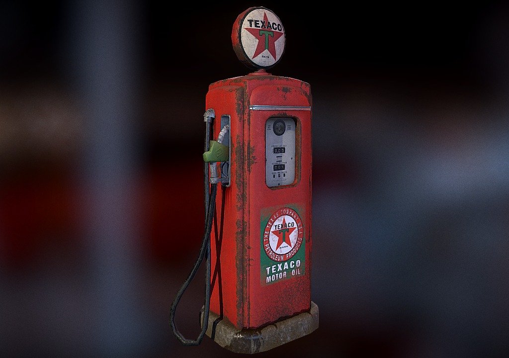 Gas Station - 3D model by AIV [c2fa92a] - Sketchfab