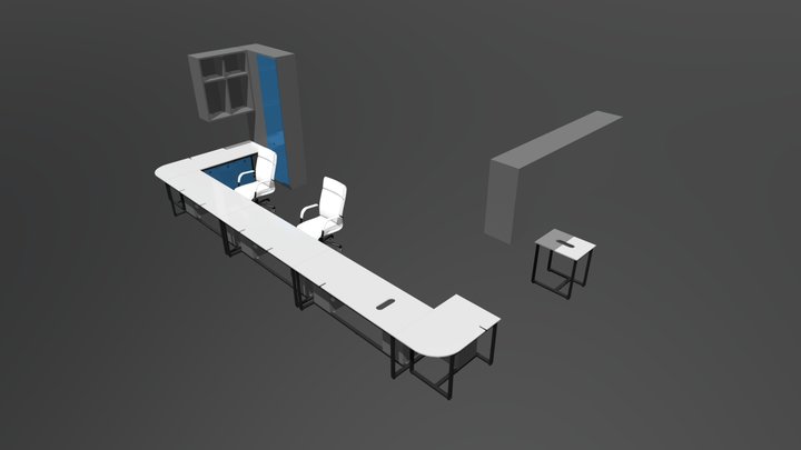 Lab Furniture 3D Model