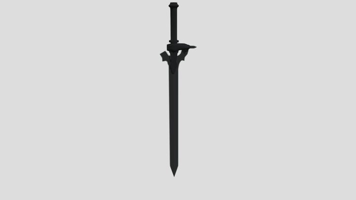 Elucidator Sword from SAO (Sword Art Online) 3D Model