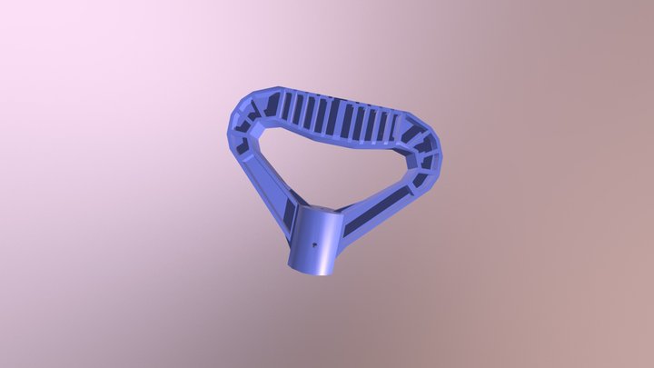 Snow Shovel Handle 3D Model